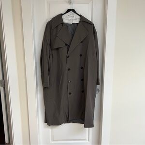 Frankie Shop Mavis Trench Grey